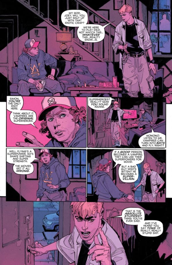 Interior preview page from Super Creepshow #2