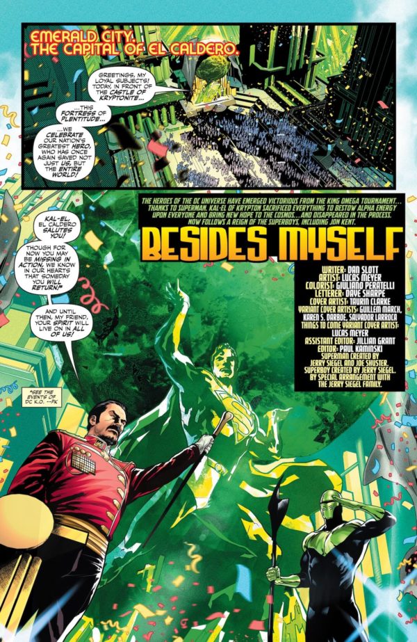 Interior preview page from Superman Unlimited #12