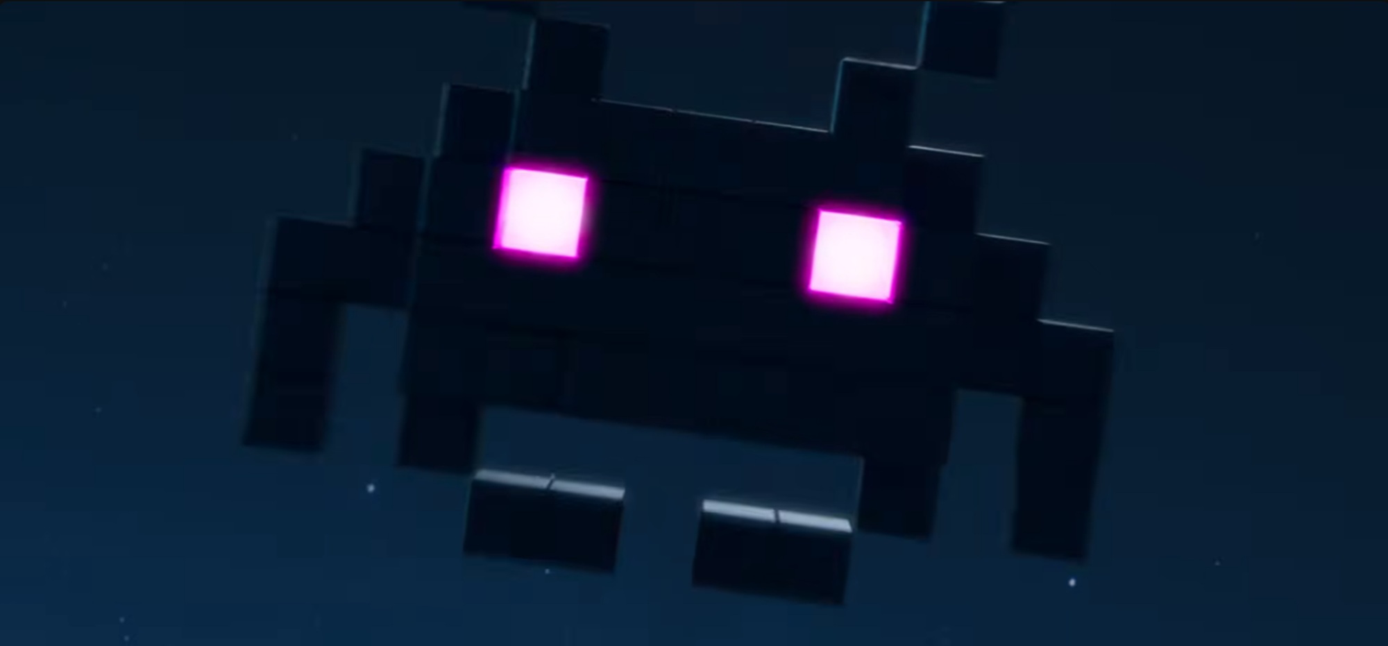 Tetris and Space Invaders collaboration event promotional screenshot
