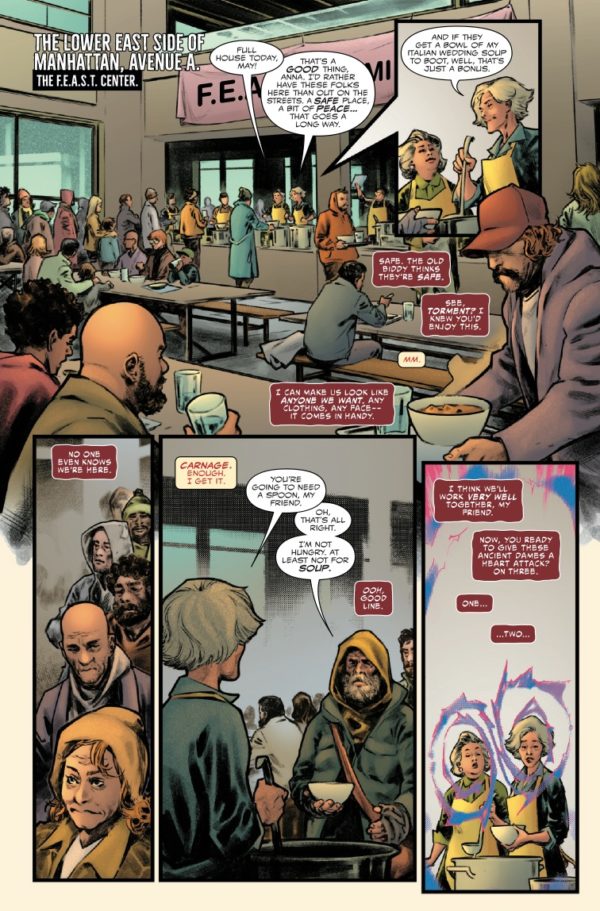 Interior preview page from VENOM #257 GIUSEPPE CAMUNCOLI COVER