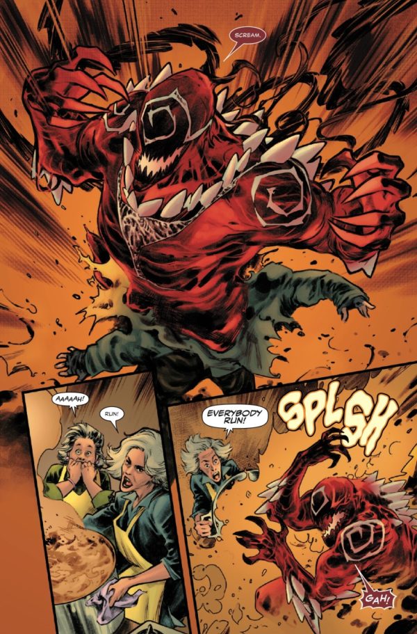 Interior preview page from VENOM #257 GIUSEPPE CAMUNCOLI COVER