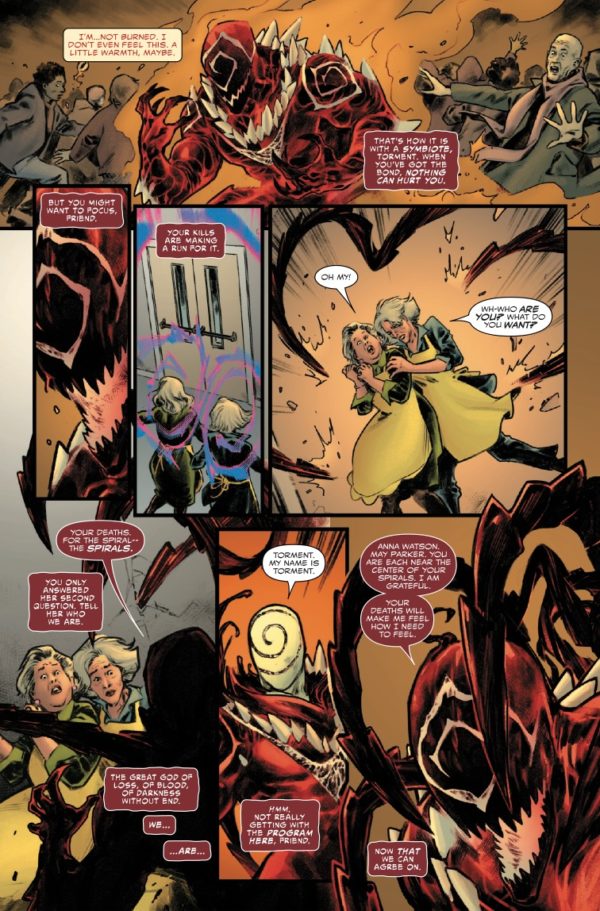 Interior preview page from VENOM #257 GIUSEPPE CAMUNCOLI COVER