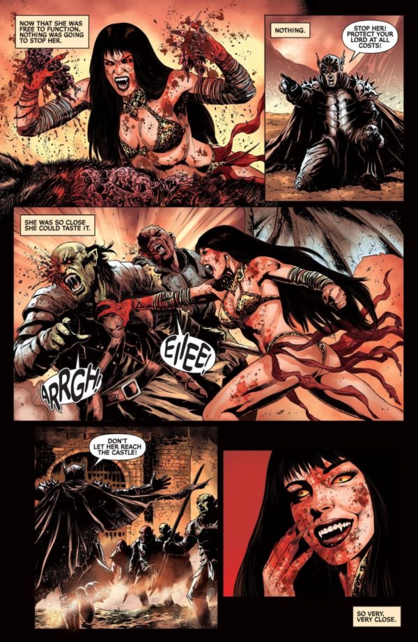 Interior preview page from Vampirella: Armageddon #10