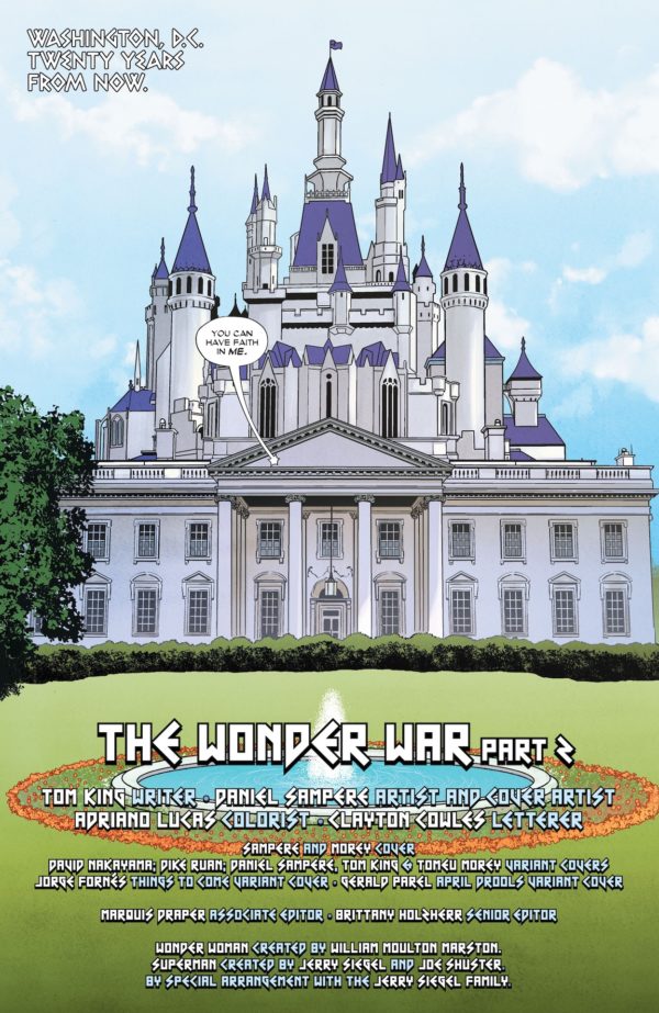 Interior preview page from Wonder Woman #32