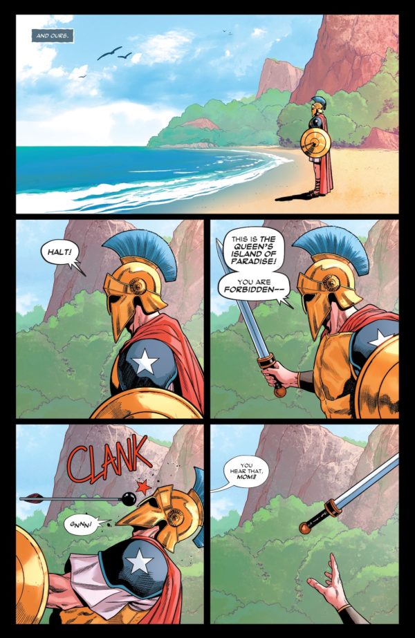 Interior preview page from Wonder Woman #32