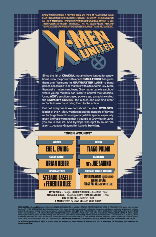 Interior preview page from X-MEN UNITED #2 STEFANO CASELLI COVER