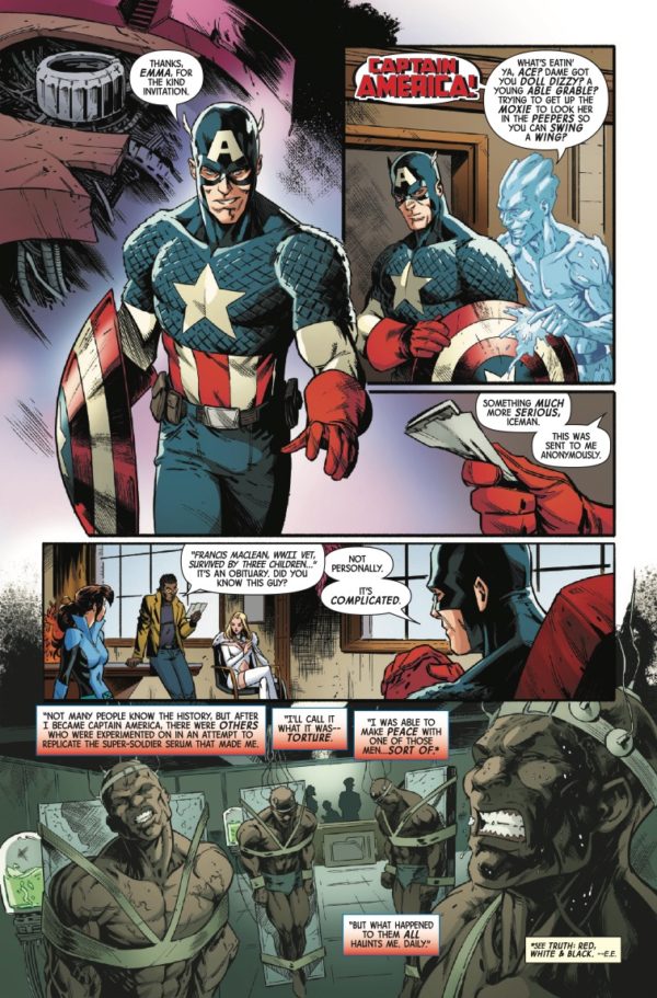 Interior preview page from X-MEN UNITED #2 STEFANO CASELLI COVER