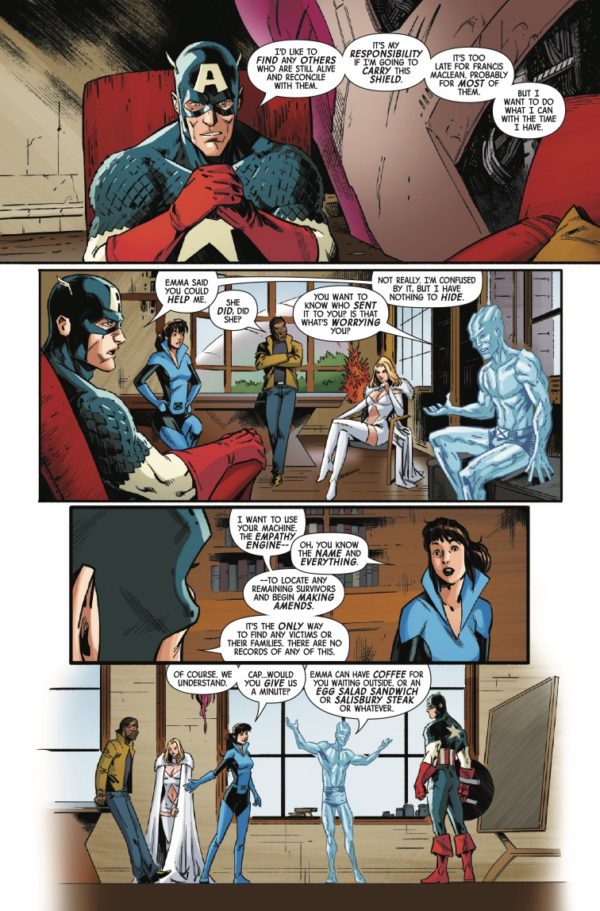 Interior preview page from X-MEN UNITED #2 STEFANO CASELLI COVER