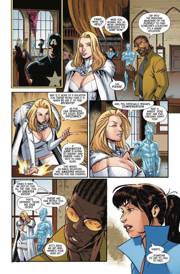 Interior preview page from X-MEN UNITED #2 STEFANO CASELLI COVER