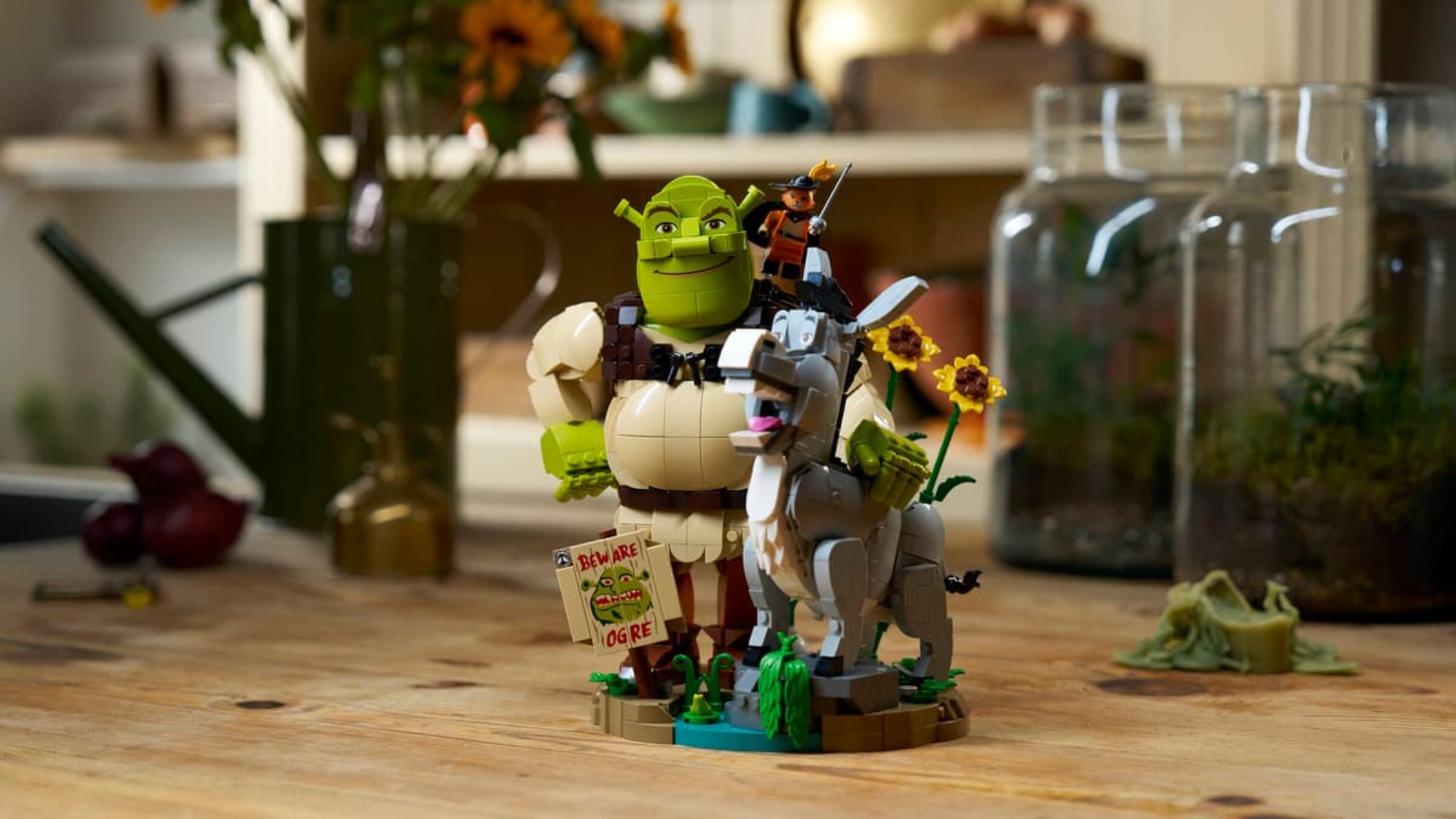 LEGO Steps Into The Swamp with Shrek, Donkey & Puss in Boots