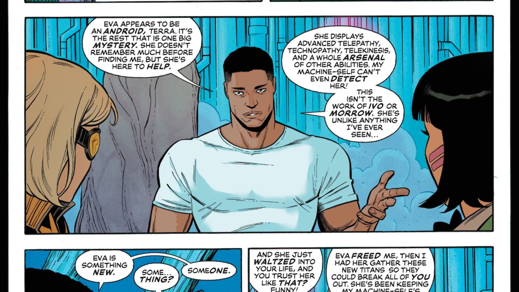 Cyborg Gets a Darkseid Warranty