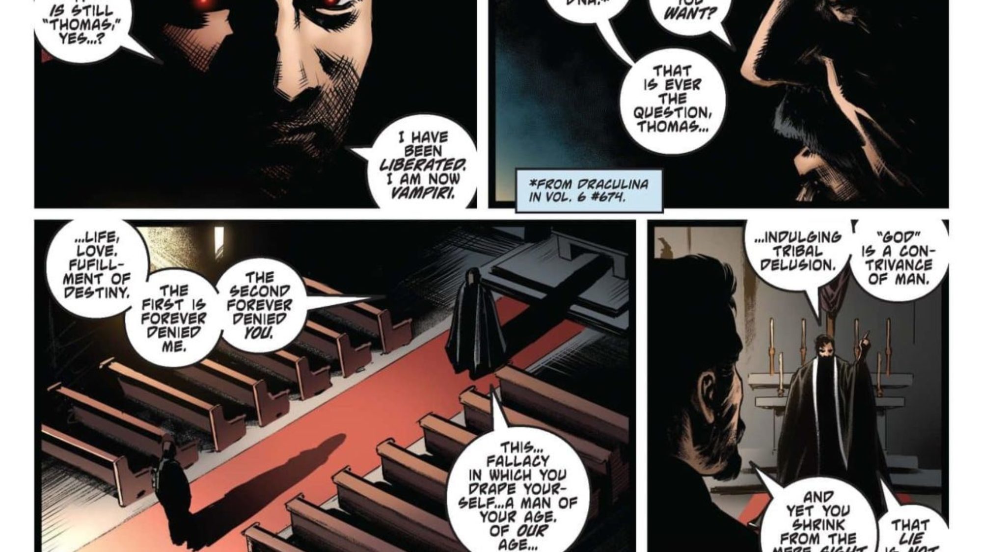 Vampirella #2 Preview: Dracula Wants Visitation Rights Vampirella #2 Preview: Dracula Wants Visitation Rights