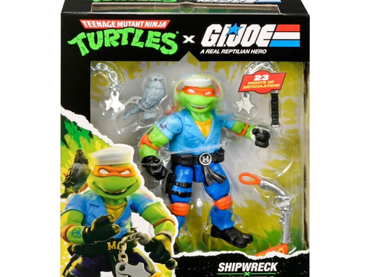 Playmates Debuts New TMNT x G.I. Joe Figure with Mikey as Shipwreck