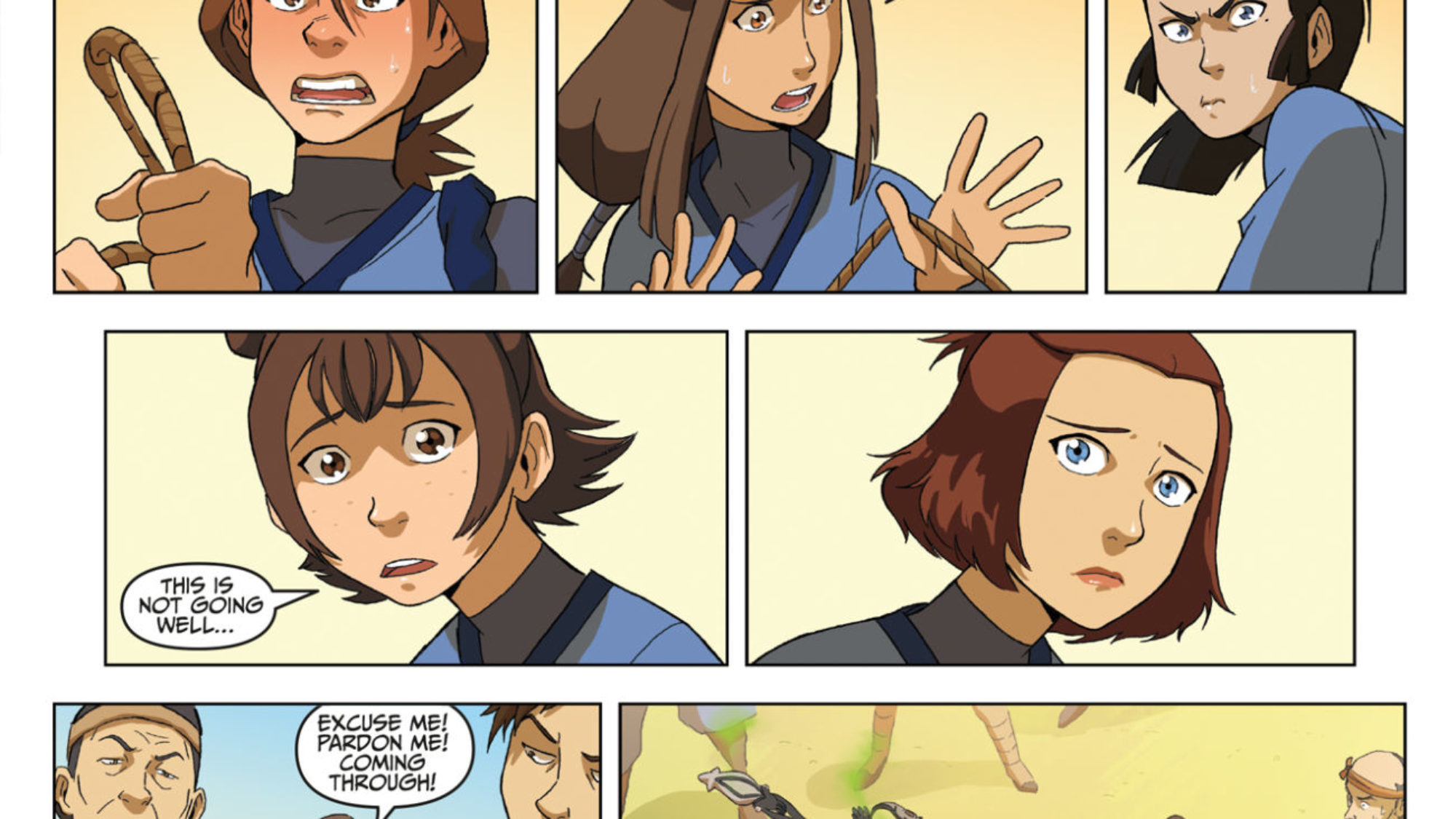Avatar: The Last Airbender – The Kyoshi Warriors #1 Preview: Fan War?