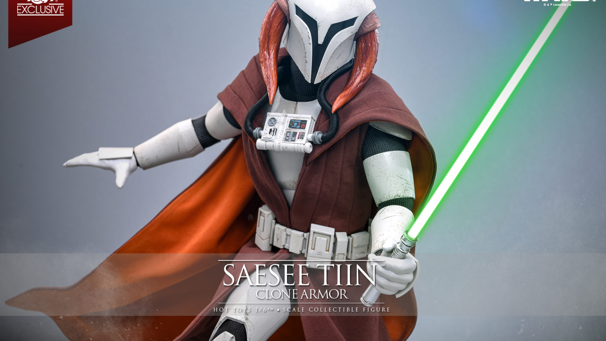 Saesee Tiin Dons His Clone Armor with New Star Wars Hot Toys Figure