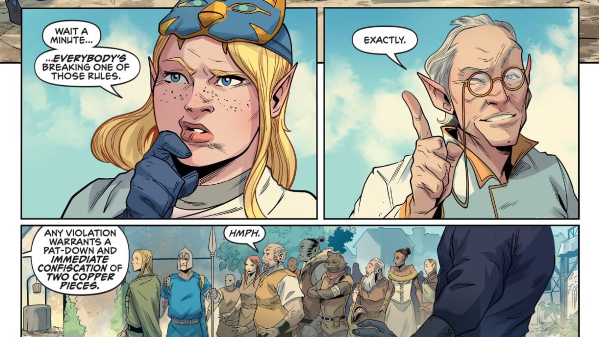 Dungeons & Dragons: The Fallbacks Series 1 #3 Preview: Lawful Awful