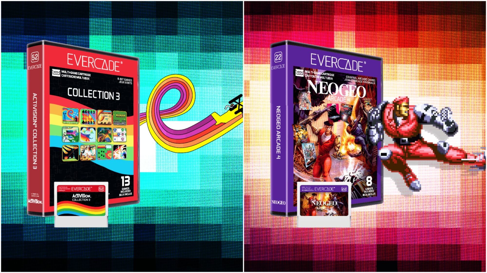 Evercade Announces NEOGEO Arcade 4 and Activision Collection 3