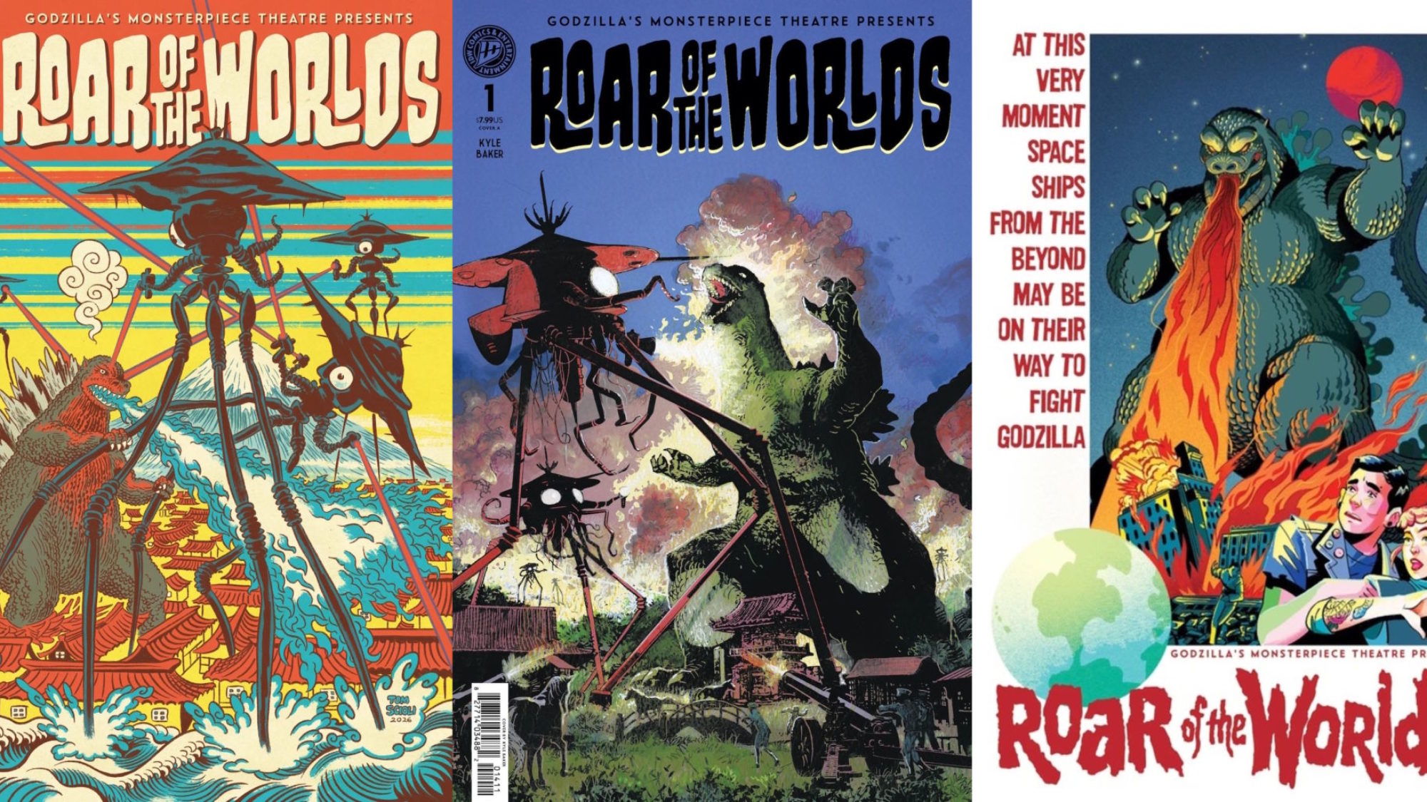 Kyle Baker Asks What Did Japan Do In War Of The Worlds? Godzilla!
