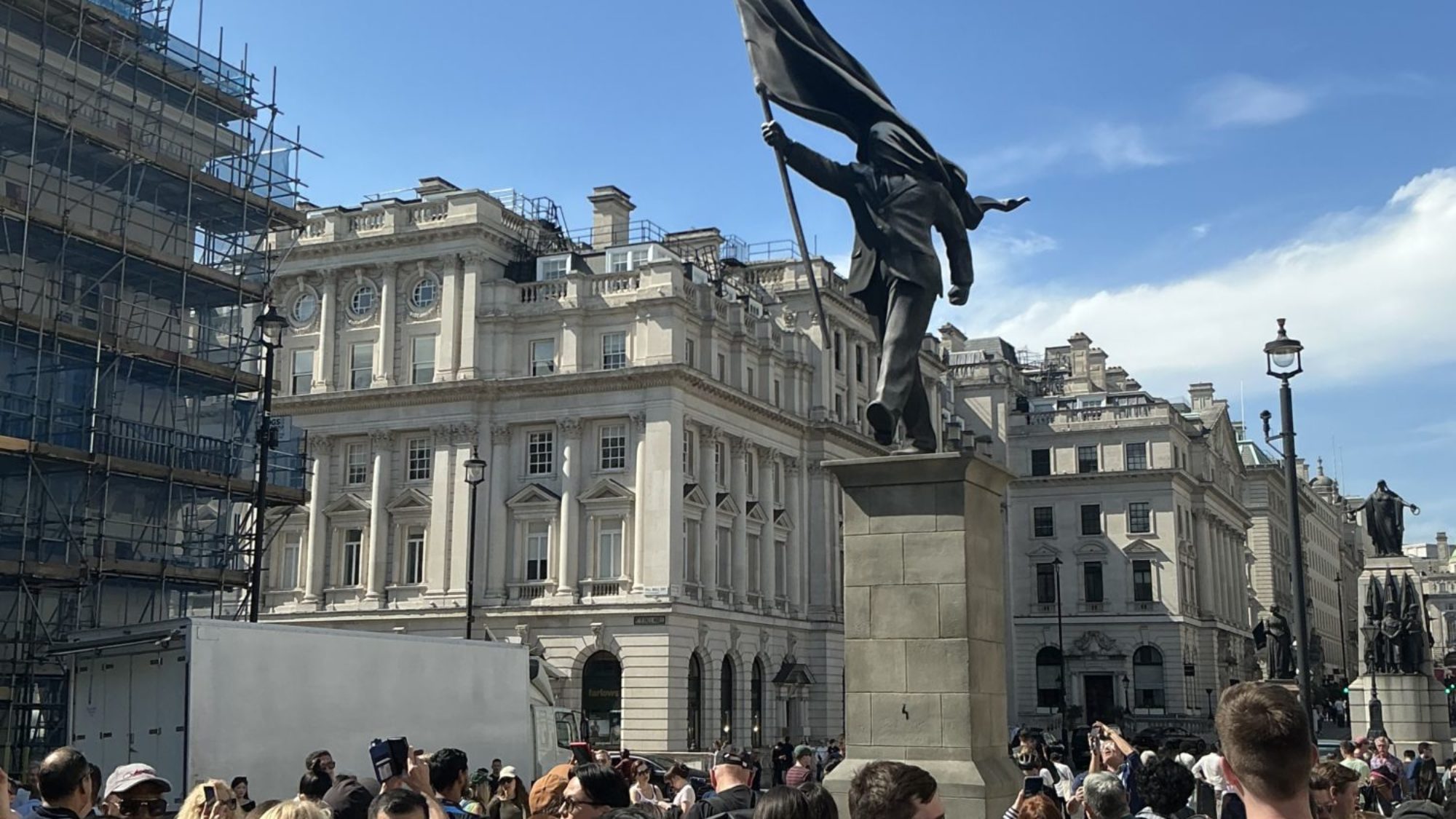 The New Banksy Statue in Central London... What Does It Mean?