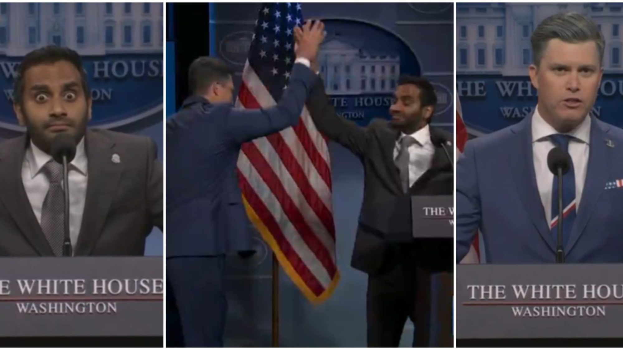 SNL Cold Open Takes on Pete Hegseth, Intros Aziz Ansari's Kash Patel