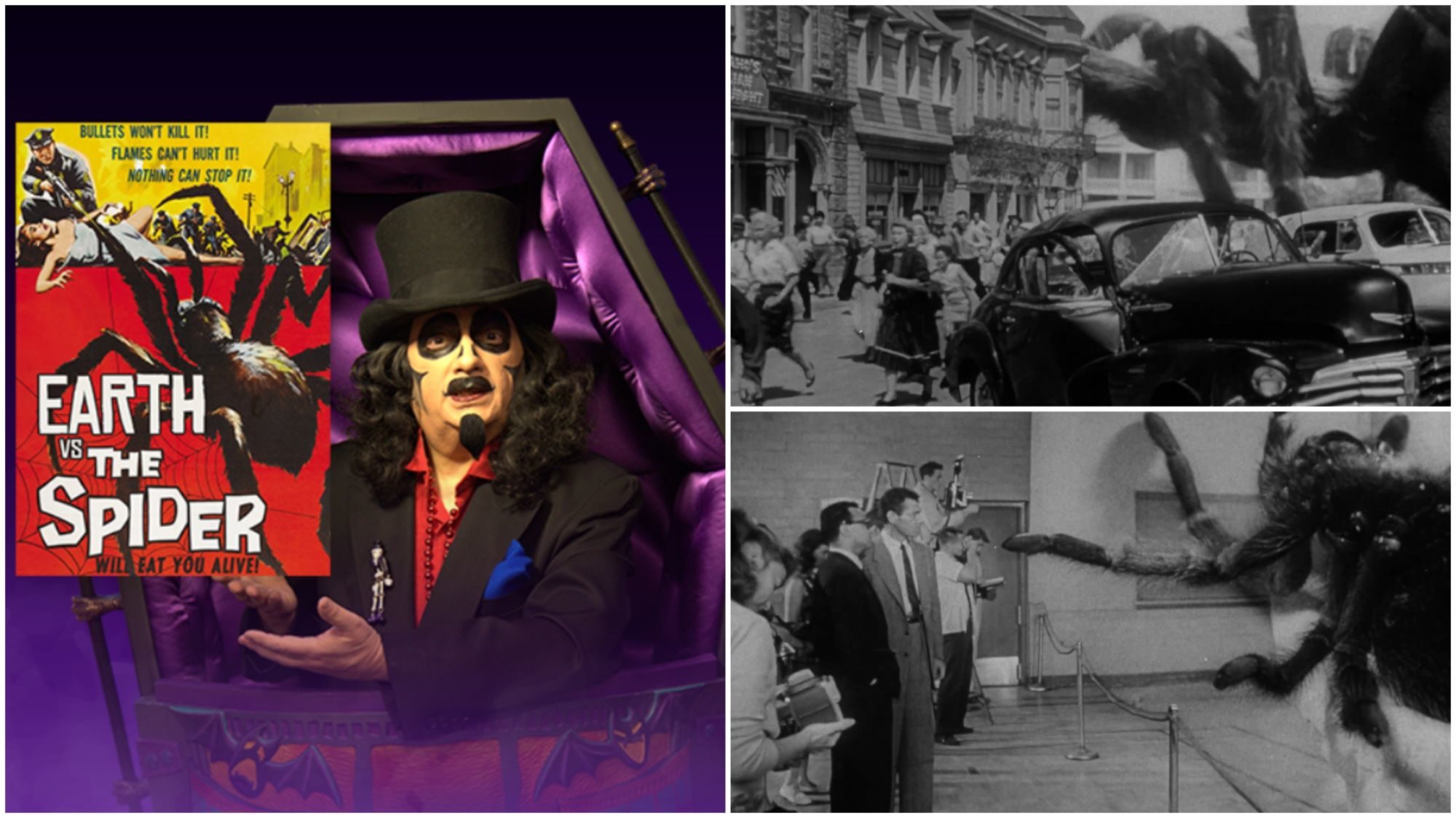 Svengoolie Rolls Out 1958's "Earth vs. the Spider" TONIGHT on Me TV!