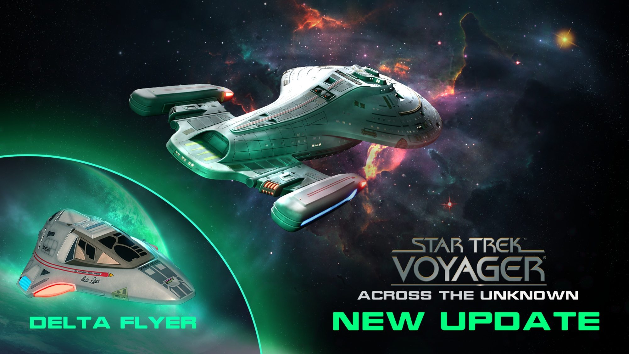Star Trek: Voyager Across the Unknown Adds The Delta Flyer