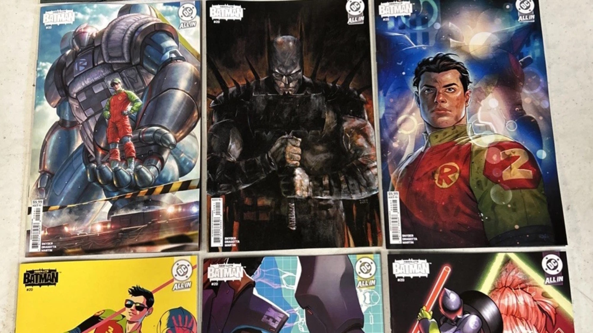 Absolute Batman, Absolute Martian Manhunter & Barbara Gordon Defects?