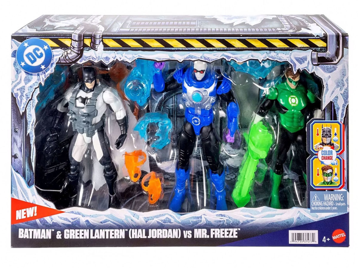 DCフィギュア　7体セット　※特記事項あり Mr. Freeze Takes On the Justice League with Mattel DC Comics 3-Pack