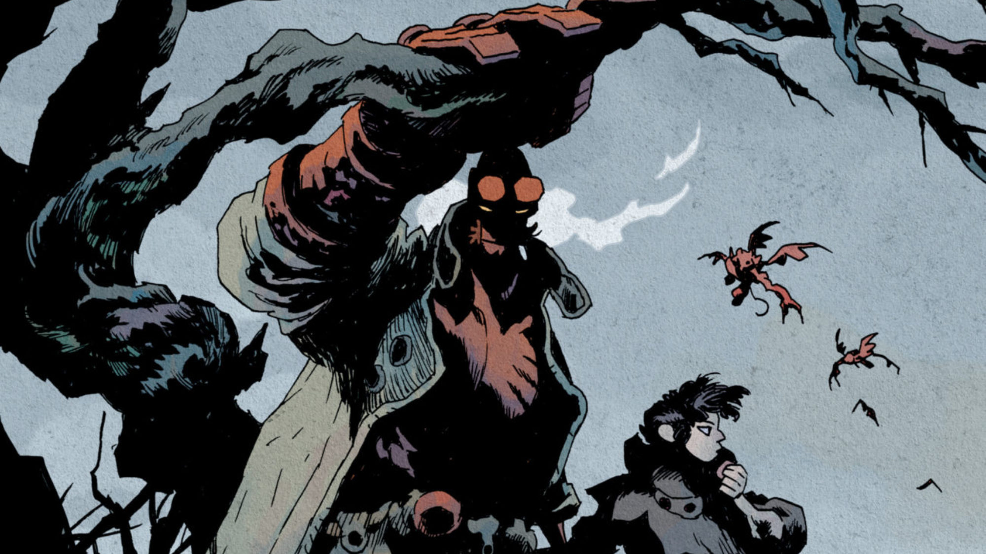 Mike Mignola And Cyrille Pomès Do Hellboy In Hell: Nothing But Blood Mike Mignola And Cyrille Pomès Do Hellboy In Hell: Nothing But Blood